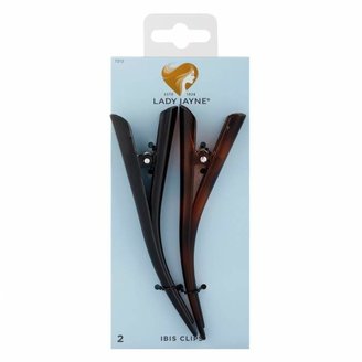 Lady Jayne Ibis Clips, Black & Shell 2 pack