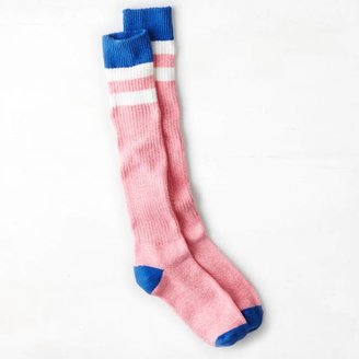 American Eagle Varsity Striped Boot Sock