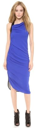 Vera Wang Collection Sleeveless Bi-Color Dress