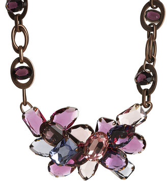 Lanvin Overlapping Strass Necklace