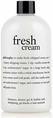 philosophy fresh cream shampoo, shower gel, & bubble bath