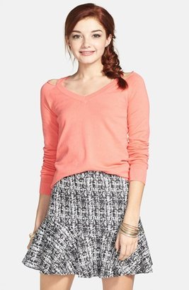 Painted Threads Ruffle Peplum Skirt (Juniors) (Online Only)