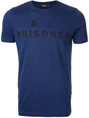 DSQUARED2 prisoner print T-shirt