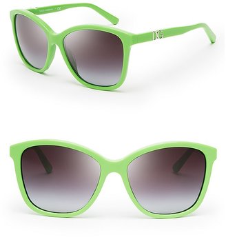 Dolce & Gabbana Neon Square Sunglasses