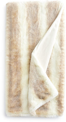 Horchow Iced Mink Couture Faux-Fur Throw