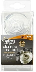 Tommee Tippee Closer To Nature Fast Flow Teats x 2