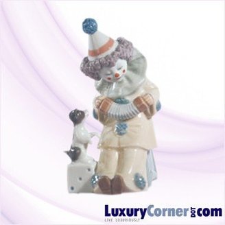 Lladro Pierrot With Concertina 01005279
