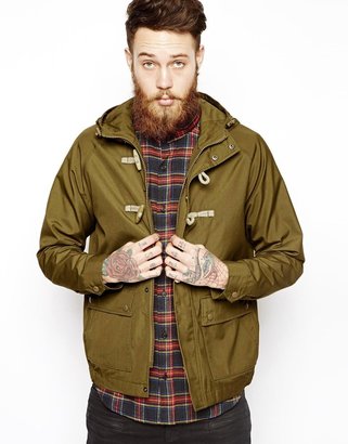ASOS Hooded Jacket With Duffle Fastening