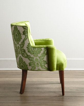 Haute House Bright Tiffany Damask Chair