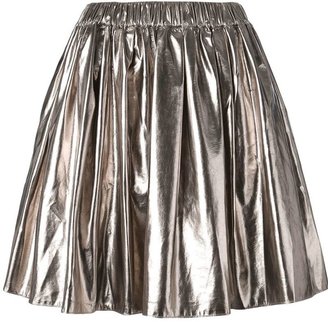MSGM Pleated A-Line Skirt