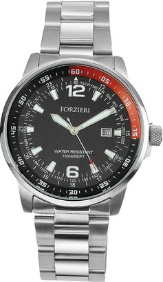 Forzieri Men's Stainless Steel Bracelet Dive Watch