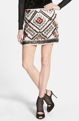 Raga Sequin Miniskirt