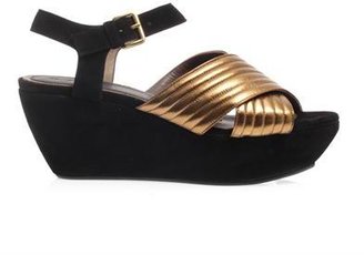 Marni Suede wedge sandals