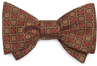 Brooks Brothers Ancient Madder Small Medallion Bow Tie