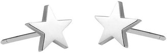Jennifer Meyer Mini Star Stud Earrings - White Gold