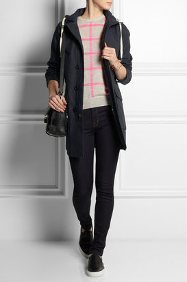 J.Crew Two-For coated cotton-canvas coat