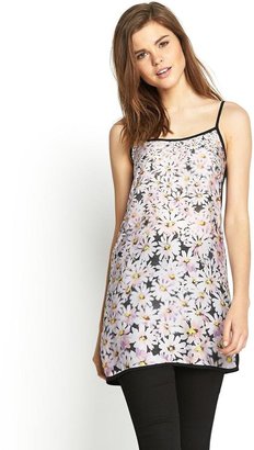 Love Label Floral Woven Cami