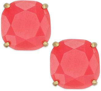 Kate Spade Gold-Tone Coral Stone Stud Earrings