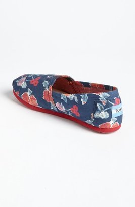 Toms 'Classic - Navy Floral' Slip-On (Women)