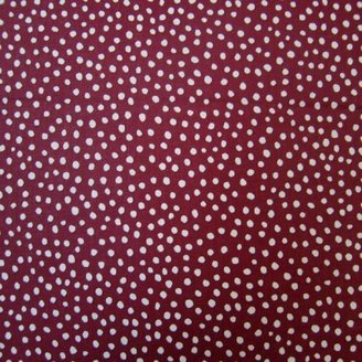BABYBJÖRN SheetWorld Fitted Sheet (Fits Travel Crib Light) - Burgundy Fun Dots - Made In USA - 24 inches x 42 inches (61 cm x 106.7 cm)