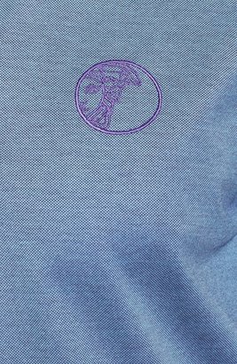 Versace Embroidered Medusa Piqué Polo