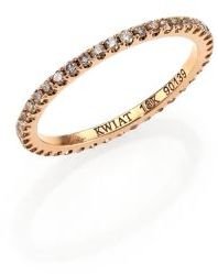 Kwiat Brown Diamond & 18K Rose Gold Eternity Stacking Ring