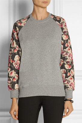 Markus Lupfer English Rose cotton-terry sweatshirt