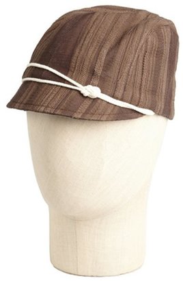Eugenia Kim chocolate textured linen 'Muffy' hat