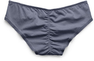 Victoria's Secret Cotton Lingerie Ruched-back Hiphugger Panty