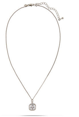 Marks and Spencer M&s Collection Square Pendant Pavé Necklace