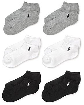 Ralph Lauren Polo Sport Ankle Socks, Set of 6