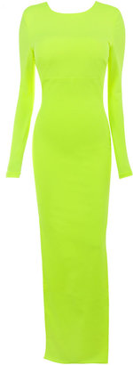 House Of CB 'Octavia' Neon Green Maxi Dress