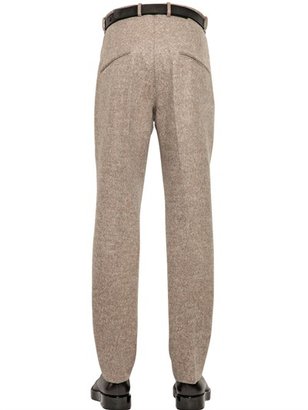 Jil Sander 17cm Lurex & Wool Melton Trousers