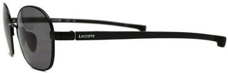 Lacoste L114S 001 50 Shiny Black Fashion Sunglasses Grey Lens