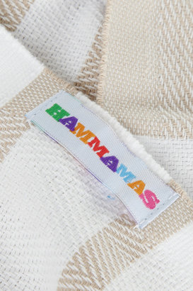 Hampton Sun Hammamas Striped woven cotton towel