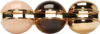 Chloé Pink Marble Gold Band Ellie Triple Ring