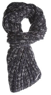 Firetrap Knitted Scarf - Black