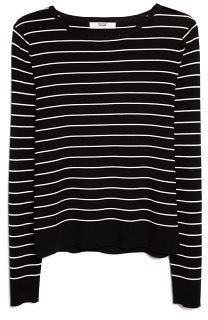 MANGO Fine-knit striped sweater