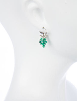 Cathy Waterman Emerald Grape  Earrings