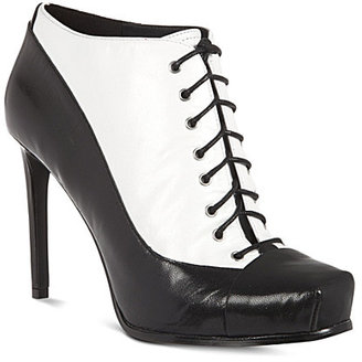 Nine West Oliviana laced leather ankle boots