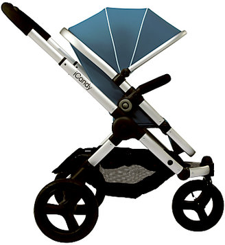 iCandy Peach Jogger with Silver Chassis & Gumdrop Hood