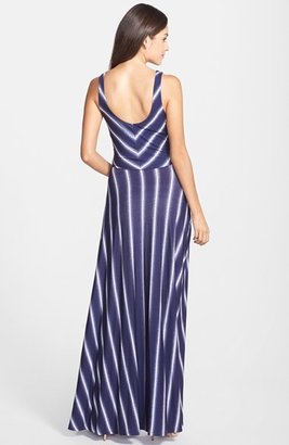 Nordstrom FELICITY & COCO Stripe Scoop Neck Maxi Dress Exclusive)