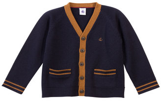 Petit Bateau wool and cotton knit cardigan