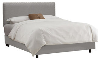 Loren Upholstered Bed, Gray