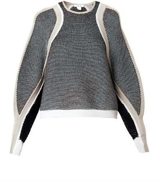 Helmut Lang Converging-panels sweater