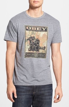 Obey 'Make Art Collage Press' Graphic T-Shirt