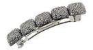 Dorothy Perkins Womens Sparkle Square Hair Clip- Grey