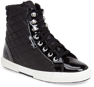 Superga Quilted High Top Sneaker (Women)