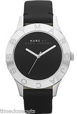Marc by Marc Jacobs MARC JACOBS MBM1205 Steel Tone Steel Black Dial Watch NEW! SUPER FAST SHIP!