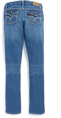 Levi's 'Taryn' Thick Stitch Skinny Jeans (Big Girls)